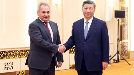 Chủ tịch Tập Cận Bình gặp Thư ký Hội đồng An ninh Nga Sergei Shoigu
