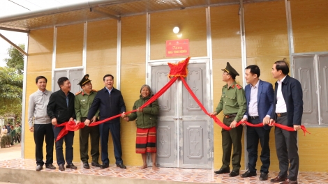 Bộ Công an khởi công xây dựng nhà ở tặng người nghèo tại Quảng Trị