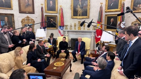 Châu Âu bày tỏ ủng hộ Tổng thống Ukraine Zelensky sau cuộc gặp với Tổng thống Mỹ Donald Trump