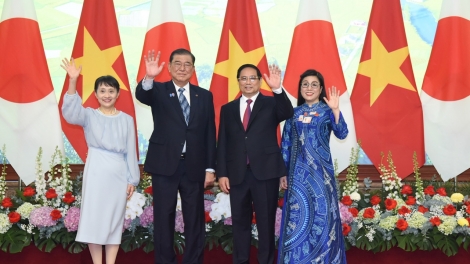 Thủ tướng Phạm Minh Chính đón, hội đàm với Thủ tướng Nhật Bản