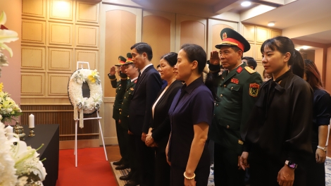 Đại sứ quán Việt Nam tại Thái Lan trang trọng tổ chức lễ viếng nguyên Chủ tịch nước Trần Đức Lương