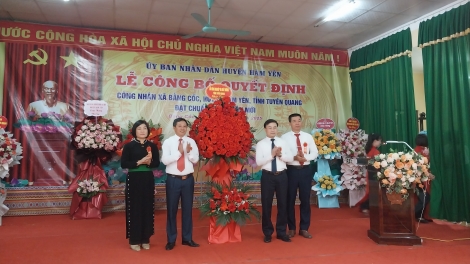 Tuyên Quang: Huyện Hàm Yên về đích nông thôn mới