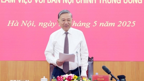 Tổng Bí thư Tô Lâm: Quyết tâm xây dựng cán bộ bản lĩnh, tận tụy, liêm chính và “chắc - sắc - đắc”