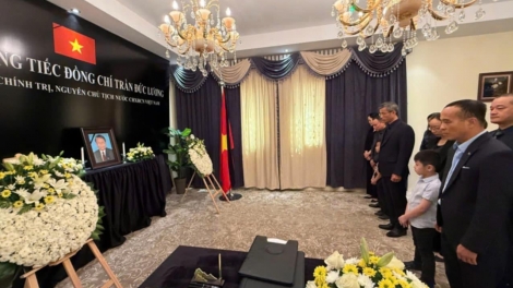 Lễ viếng nguyên Chủ tịch nước Trần Đức Lương tại Saudi Arabia