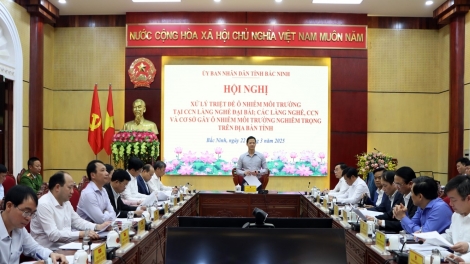 Bắc Ninh kiểm tra toàn diện làng nghề, cụm công nghiệp gây ô nhiễm môi trường