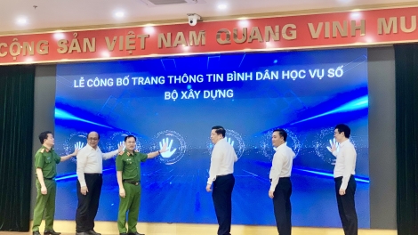 Bộ Xây dựng khai trương Trang thông tin “Bình dân học vụ số” 