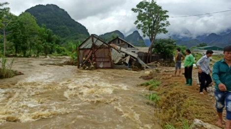 Mưa lớn tại thành phố Lai Châu gây thiệt hại gần 15 tỷ đồng