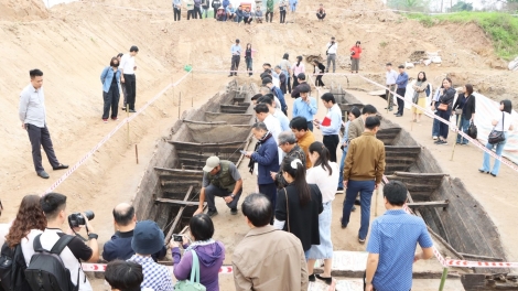 Tỉnh Bắc Ninh đề xuất giữ nguyên trạng di tích thuyền cổ tại Thuận Thành 