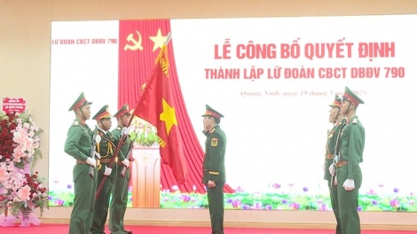 Thành lập Lữ đoàn Công binh công trình dự bị động viên 790