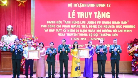 Truy tặng danh hiệu Anh hùng LLVT nhân dân đối với hai cá nhân