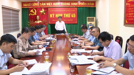 Ngành Kiểm tra Đảng tỉnh Bắc Giang làm theo lời Bác