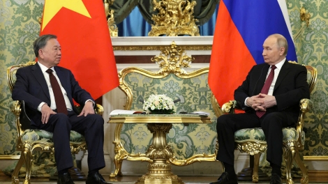 Tổng Bí thư Tô Lâm hội đàm với Tổng thống Vladimir Putin