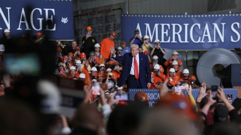 Tổng thống Trump tuyên bố tăng gấp đôi mức thuế đối với thép nhập khẩu