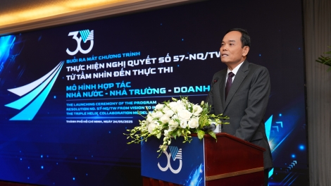 Thực hiện NQ57: Xây dựng mô hình hợp tác nhà nước, nhà trường và doanh nghiệp