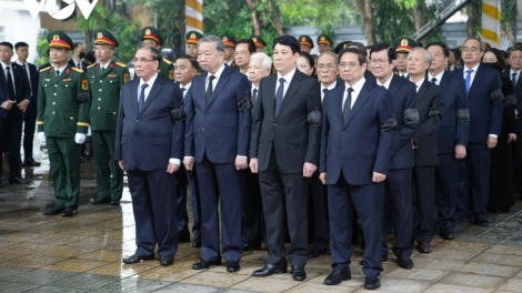 Cử hành trọng thể Lễ viếng nguyên Chủ tịch nước Trần Đức Lương