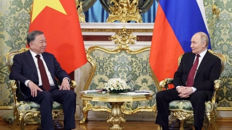 Tổng Bí thư Tô Lâm hội đàm với Tổng thống Nga Vladimir Putin