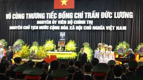 Lễ truy điệu nguyên Chủ tịch nước Trần Đức Lương tại Hà Nội