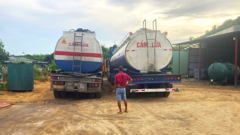Bình Định: Phát hiện gần 80 tấn chất lỏng nghi là dầu FO không có hóa đơn, chứng từ