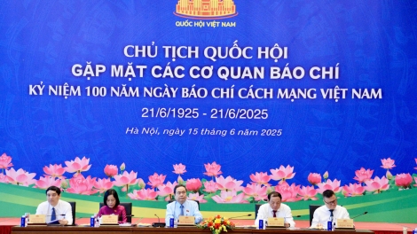 Thời sự 18h 15/6/2025:  Chủ tịch Quốc hội Trần Thanh Mẫn gặp mặt các cơ quan báo chí