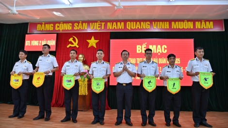 Vùng 2 Hải quân Bế mạc Hội thao thể dục, thể thao năm 2025