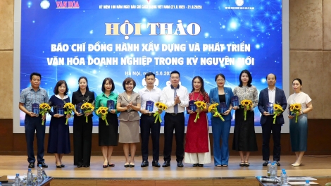Báo chí đồng hành xây dựng và phát triển văn hóa doanh nghiệp  trong kỷ nguyên mới