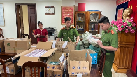 25.000 sản phẩm hàng cấm, hàng giả bị triệt phá tại Yên Bái