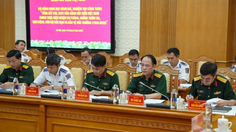 Cảnh sát biển tổng kết toàn diện CTĐ, CTCT trong phòng, chống thiên tai, cứu hộ, cứu nạn 