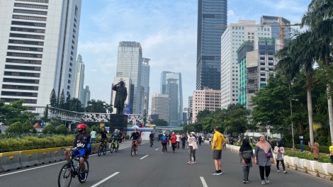 Sau Ngày Chủ nhật không khói xe- Jakarta sẽ thử nghiệm Đêm không khói xe