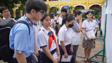 TP.HCM công bố điểm chuẩn vào lớp 10