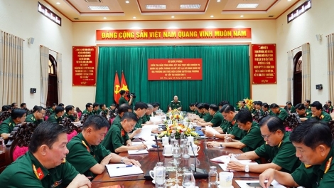 Bộ Quốc phòng kiểm tra công tác sắp xếp lại cơ quan quân sự địa phương