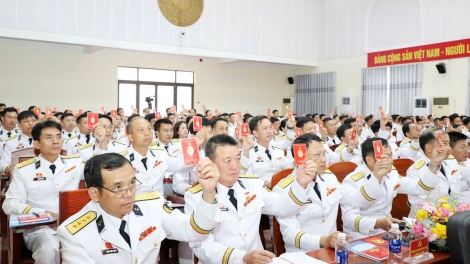 Phiên trù bị Đại hội Đảng bộ Vùng 3 Hải quân lần thứ XII diễn ra nghiêm túc, trách nhiệm