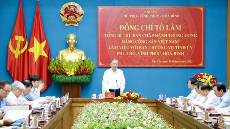 Thời sự 12h 10/6/2025: Tổng Bí thư Tô Lâm làm việc với Tỉnh ủy Phú Thọ, Vĩnh Phúc, Hòa Bình