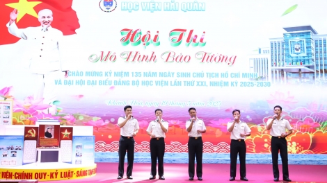Học viện Hải quân thi đua lập thành tích chào mừng Đại hội Đại biểu Đảng bộ Học viện lần thứ XXI