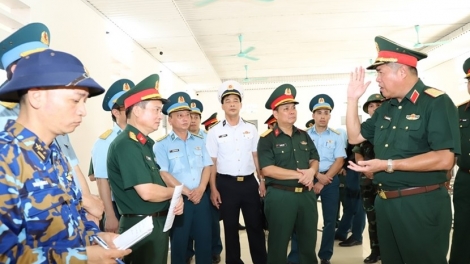 Kiểm tra công tác hậu cần cho lực lượng thực hiện nhiệm vụ diễu binh, diễu hành dịp Quốc khánh 2/9