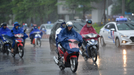 Dự báo thời tiết ngày 28/6: Bắc Bộ có mưa rào và rải rác có dông