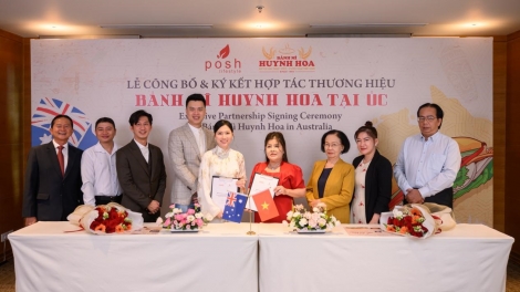 Bánh mì Huynh Hoa ký kết hợp tác mở rộng sang Úc, hướng tới thị trường quốc tế