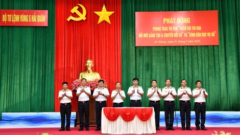 Vùng 5 Hải quân quyết liệt triển khai thực hiện Nghị quyết số 59 của Bộ Chính trị