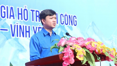 Phát động đợt thi đua cao điểm tình nguyện hỗ trợ thi công Dự án đường dây 500KV Lào Cai- Vĩnh Yên