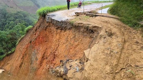 Xã biên giới Thu Lũm (Lai Châu) thiệt hại lớn do mưa lũ