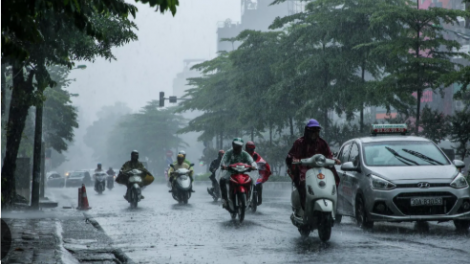 Thời tiết ngày 26/7: Miền Bắc mưa to cục bộ, Hà Tĩnh - Đà Nẵng mưa lớn.