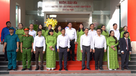 Lễ chào cờ đầu tiên ở phường Xuân Hòa- TP.Hồ Chí Minh