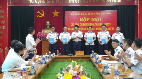 Cảnh sát biển Việt Nam gặp mặt tri ân các thương binh và thân nhân gia đình liệt sĩ