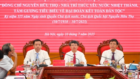 Đồng chí Nguyễn Hữu Thọ, nhà tri thức yêu nước nhiệt thành, tấm gương tiêu biểu về đại đoàn kết 
