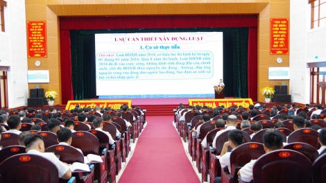 Học viện Hải quân tăng cường hoạt động phổ biến giáo dục pháp luật 