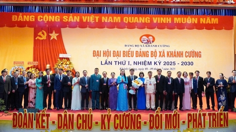 Đảng bộ xã Khánh Cường mở đầu Đại hội cấp cơ sở tại Quảng Ngãi