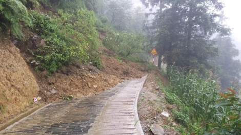 Mưa lũ gây thiệt hại tại Lào Cai