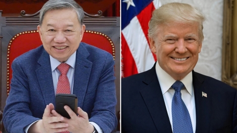    Tổng Bí thư Tô Lâm và Tổng thống Hoa Kỳ Donald Trump điện đàm