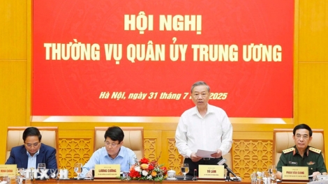 Thời sự 21h30 31/7/2025: Tổng Bí thư Tô Lâm chủ trì Hội nghị Thường vụ Quân ủy Trung ương