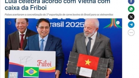 Truyền thông Brazil đưa tin đậm nét hoạt động của Thủ tướng Phạm Minh Chính tại Rio de Janeiro