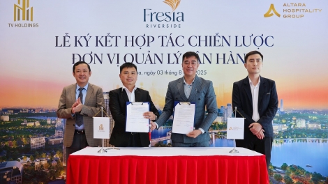 Ký kết hợp tác quản lý vận hành dự án Fresia Riverside